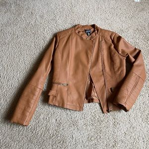 Faux Leather Jacket
